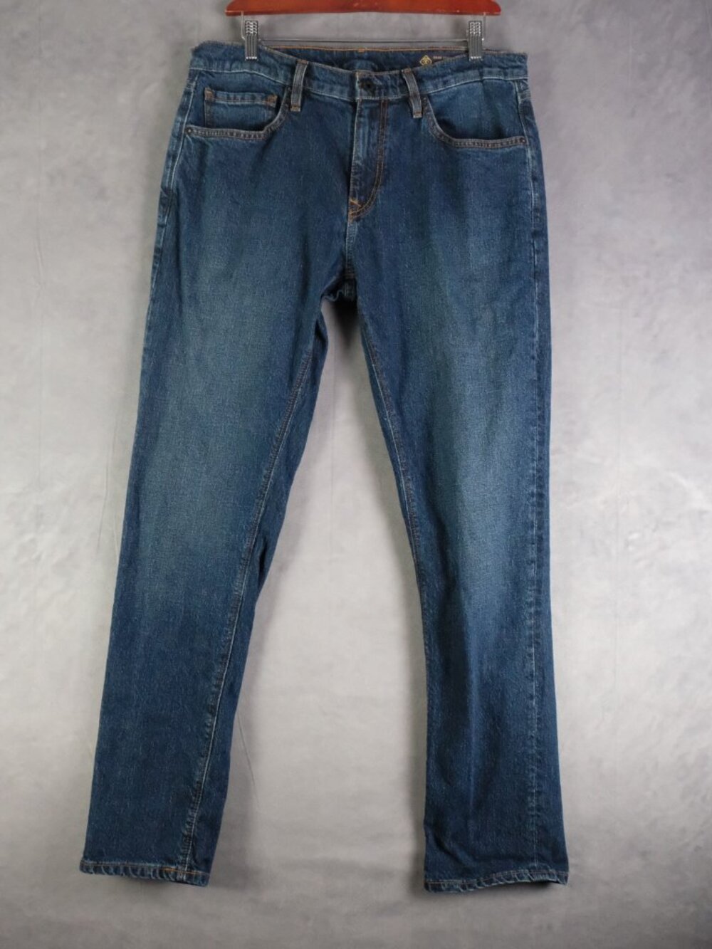 Roark Jeans Mens 33X32 Blue Slim Fit Hwy 133 Cotton Hemp Stretch
